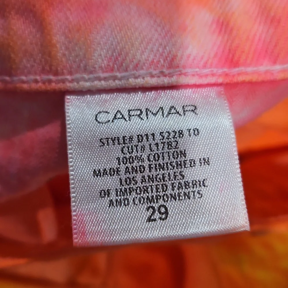 CARMAR Tie-Dye Jean Shorts - Picture 8 of 11